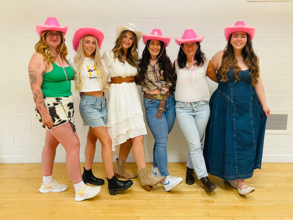 Line Dancing hen party dance class theme