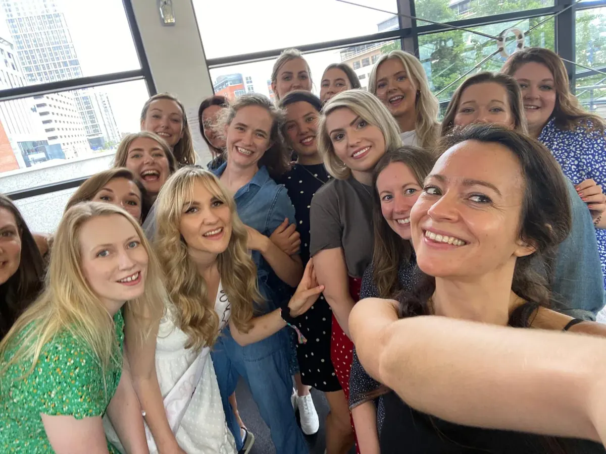 Salsa themed hen party dance class