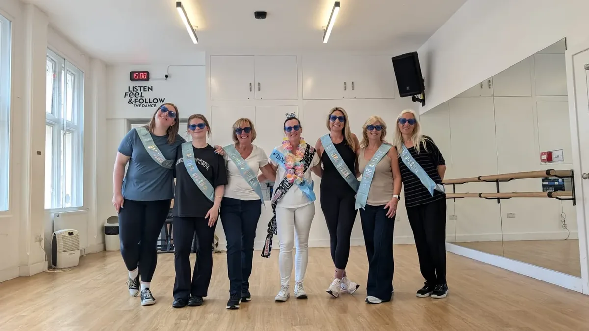 Samba themed hen party dance class